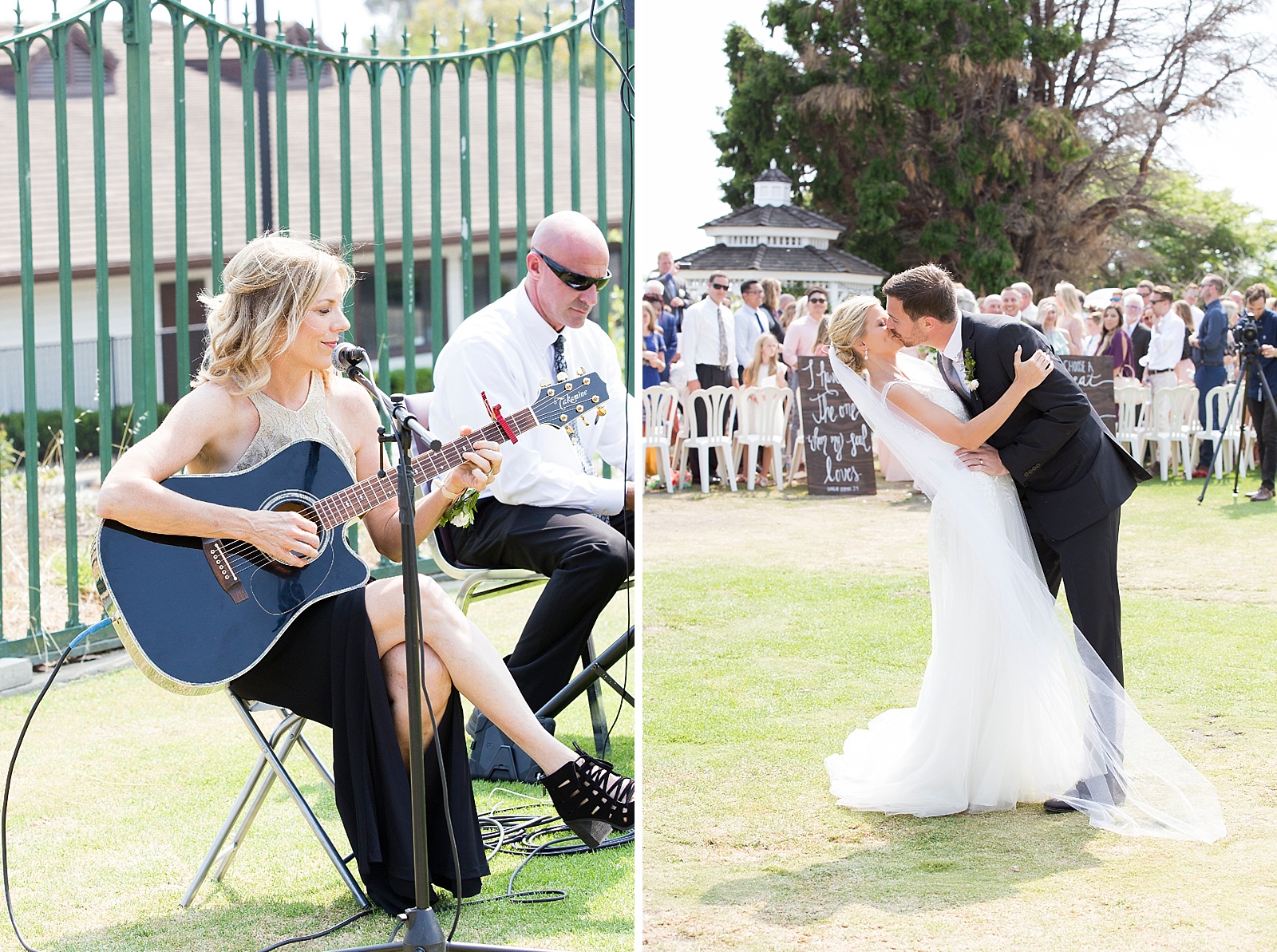 outdoor wedding ceremony details photographed by Randi Michelle Photography