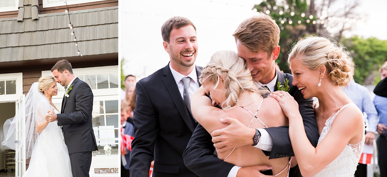 emotional family Huntington Beach wedding day photographed by Randi Michelle Photography