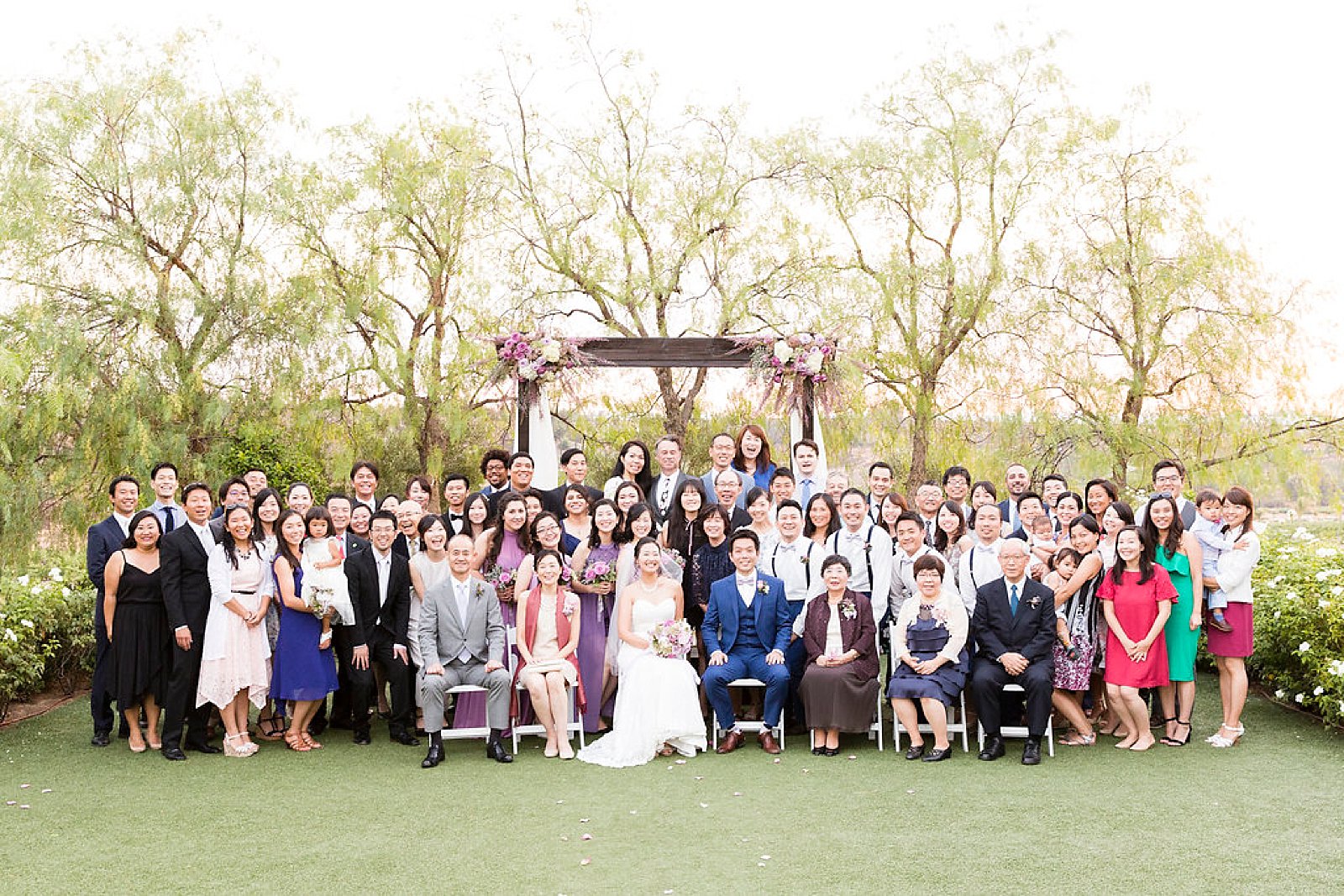 family portrait at wedding day by Randi Michelle Photography