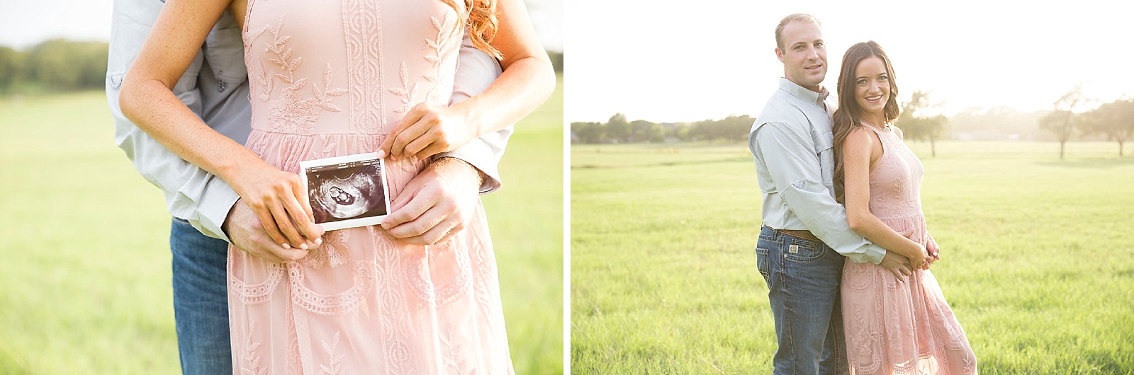 TX photographer Randi Michelle Photography captures pregnancy announcement