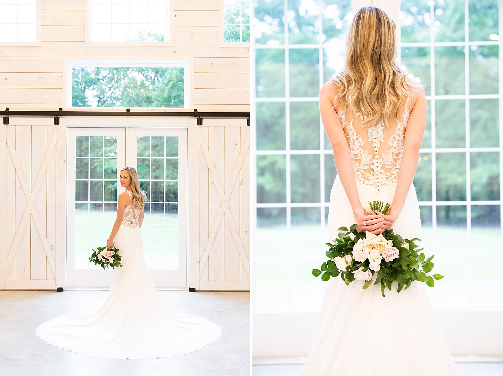 wedding bridal portraits with bouquet by TR floral photographed by Randi Michelle Photography in Dallas TX