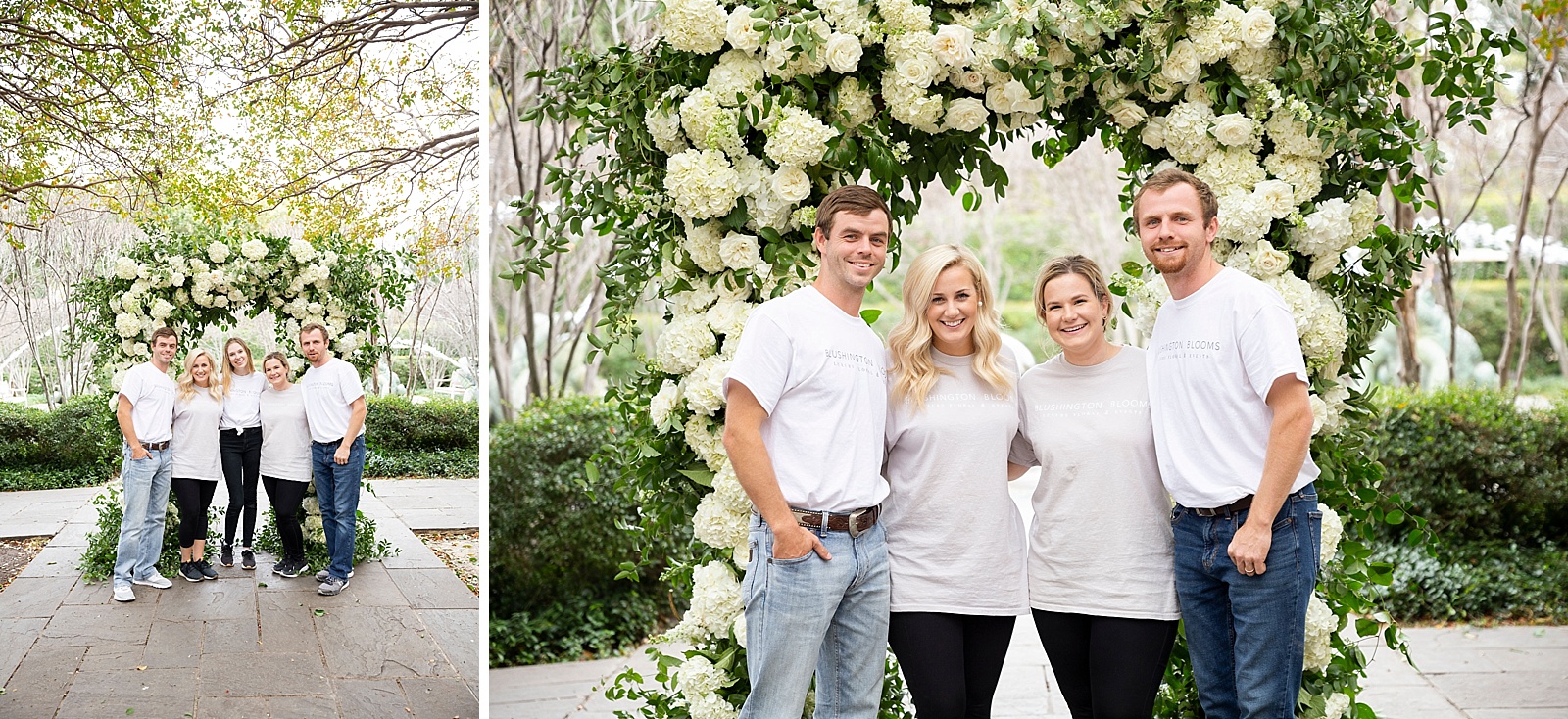 Vendor team at W Dallas Downtown Hotel floral shoot photographed by Randi Michelle Photography