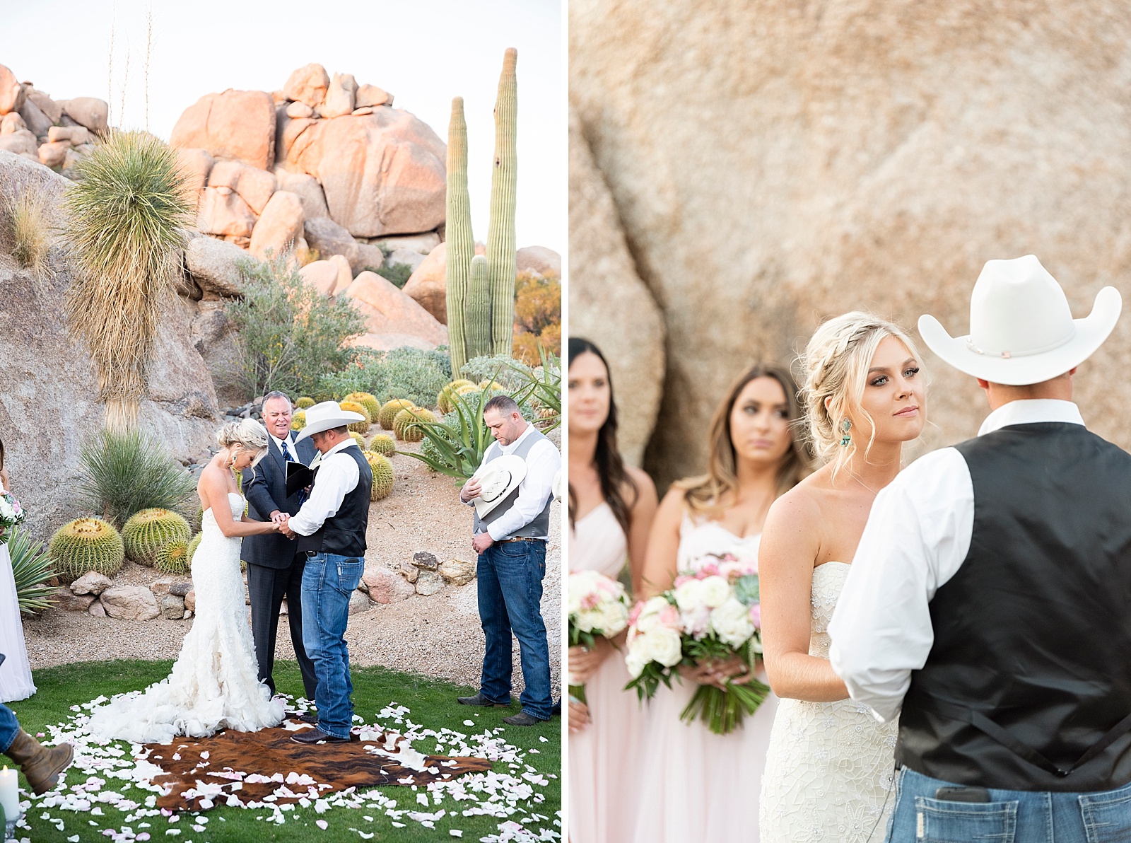 Randi Michelle Photography captures first kiss at The Boulders Resort
