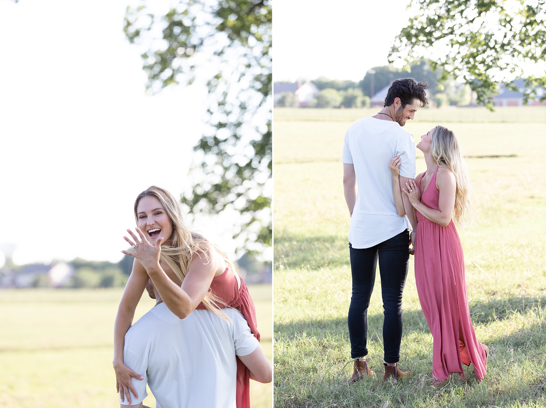 Texan engagement portraits in the summer with Randi Michelle