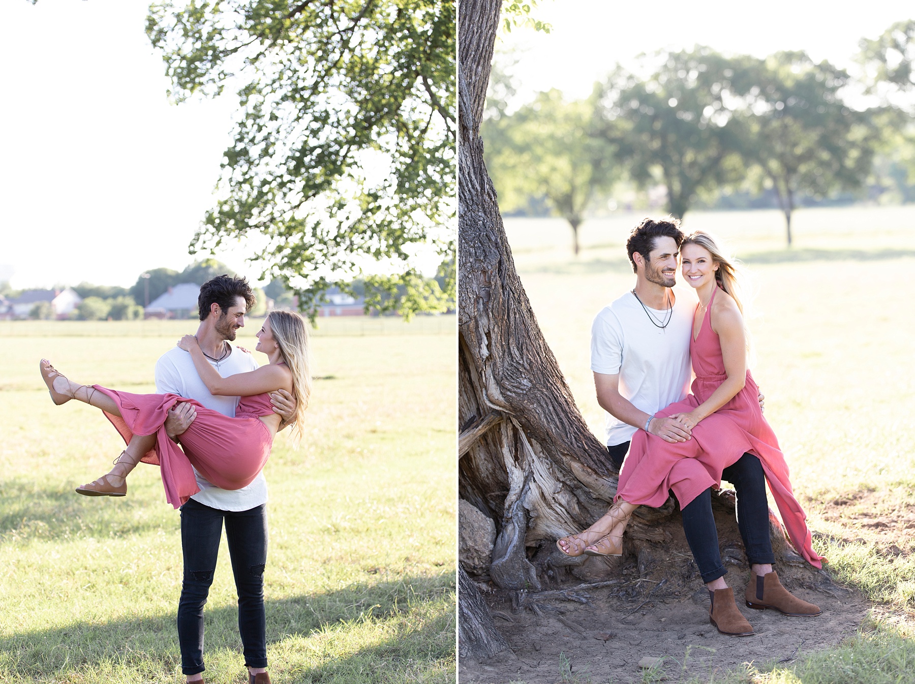summer Southlake TX engagement session with Randi Michelle