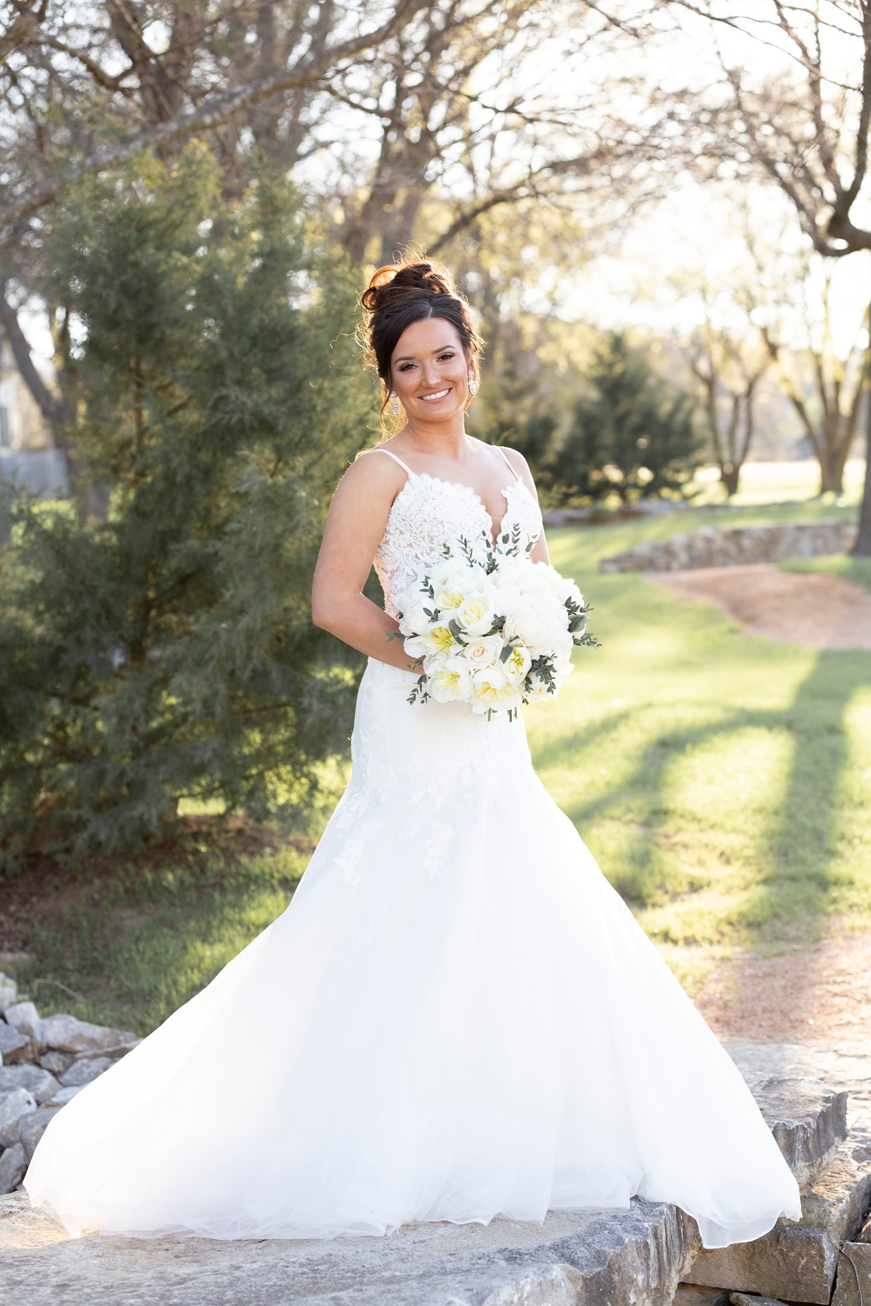 classic bridal portrait at the Brooks at Weatherford by Randi Michelle