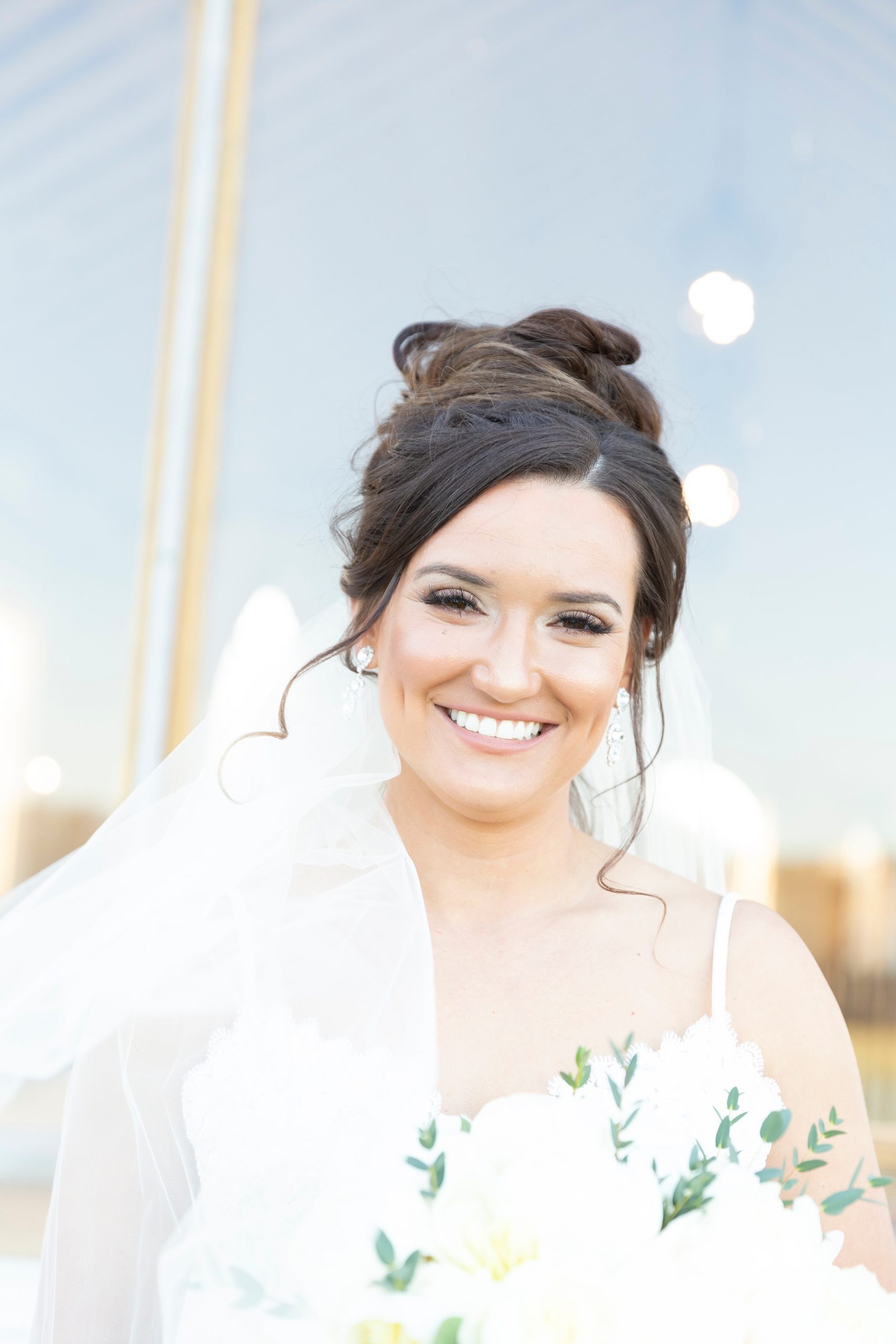 Randi Michelle photographs Texas bride during bridal portraits
