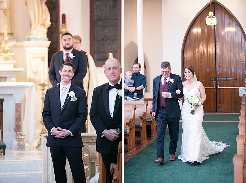 traditional church wedding in Fort Worth photographed by Randi Michelle