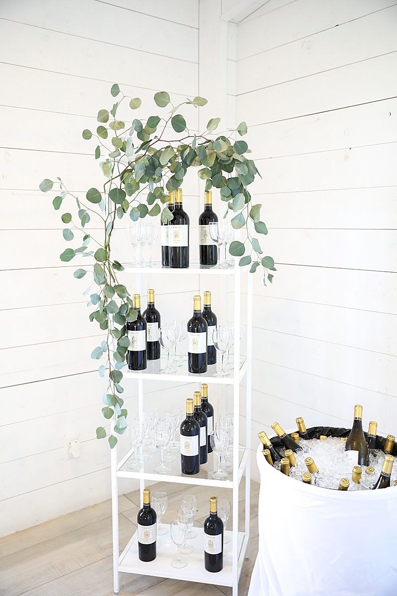 wine display for Texas Gala photographed by Randi Michelle