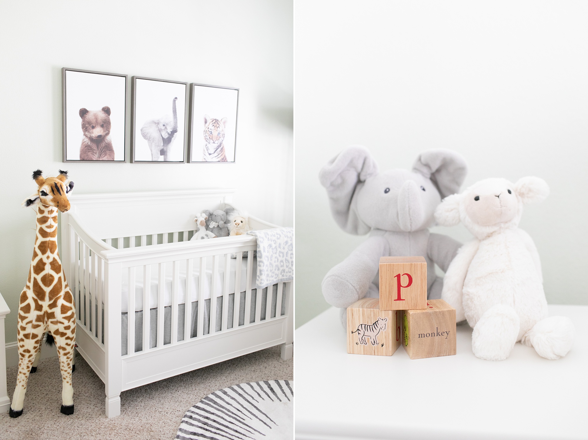 nursery details photographed during lifestyle newborn session