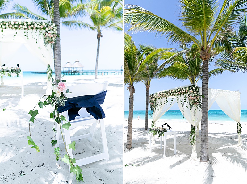 details for beach wedding