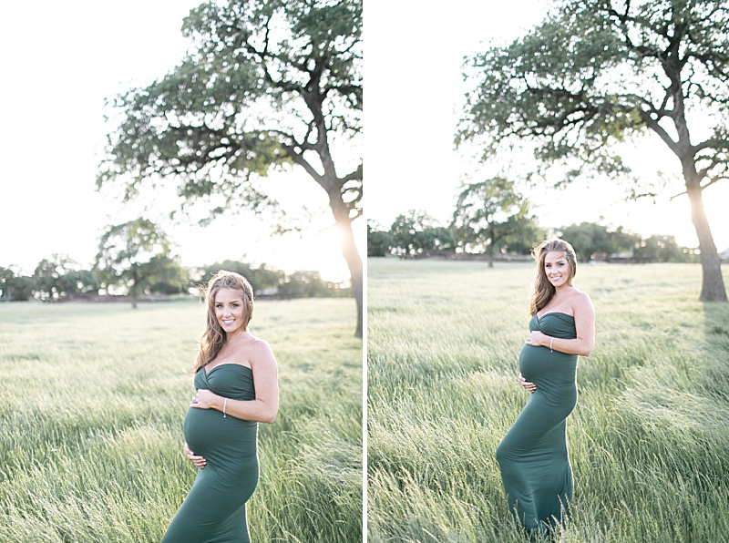 Dallas TX Summer Maternity Portraits