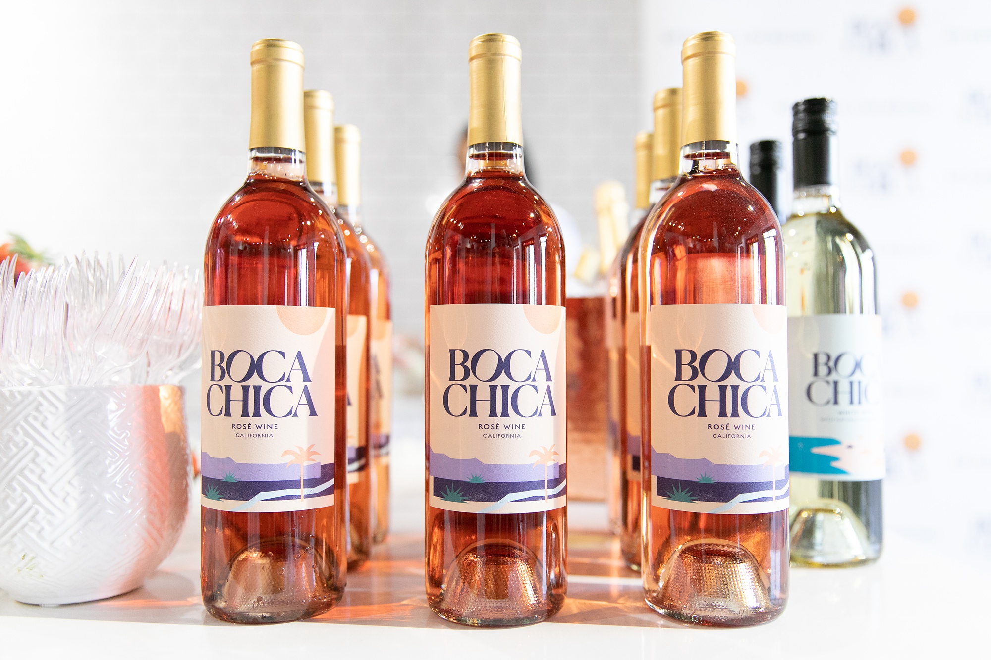 Boca Chica wine for Dallas Girl Gang Galentine's Day event