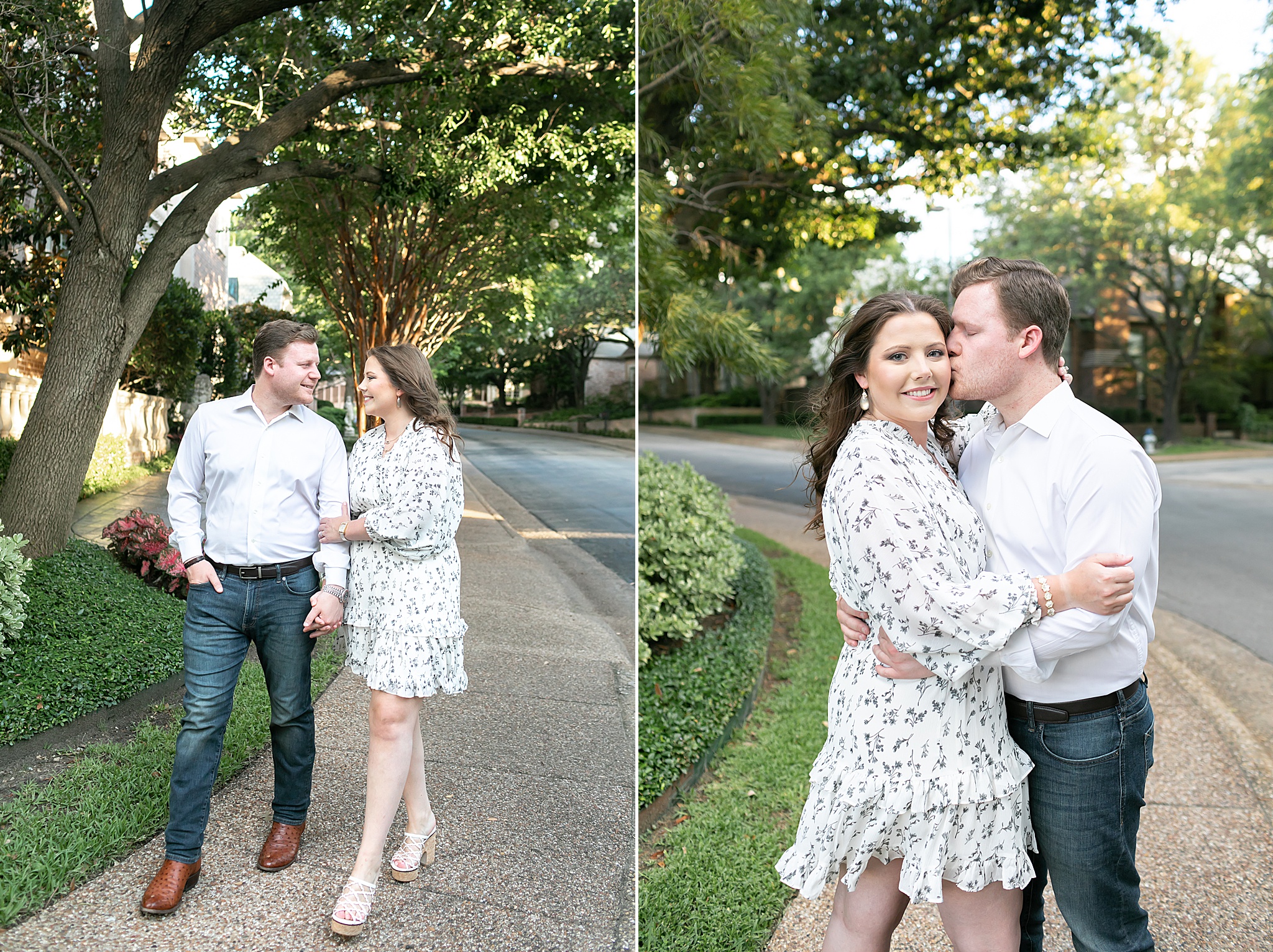 engagement session in Dallas TX