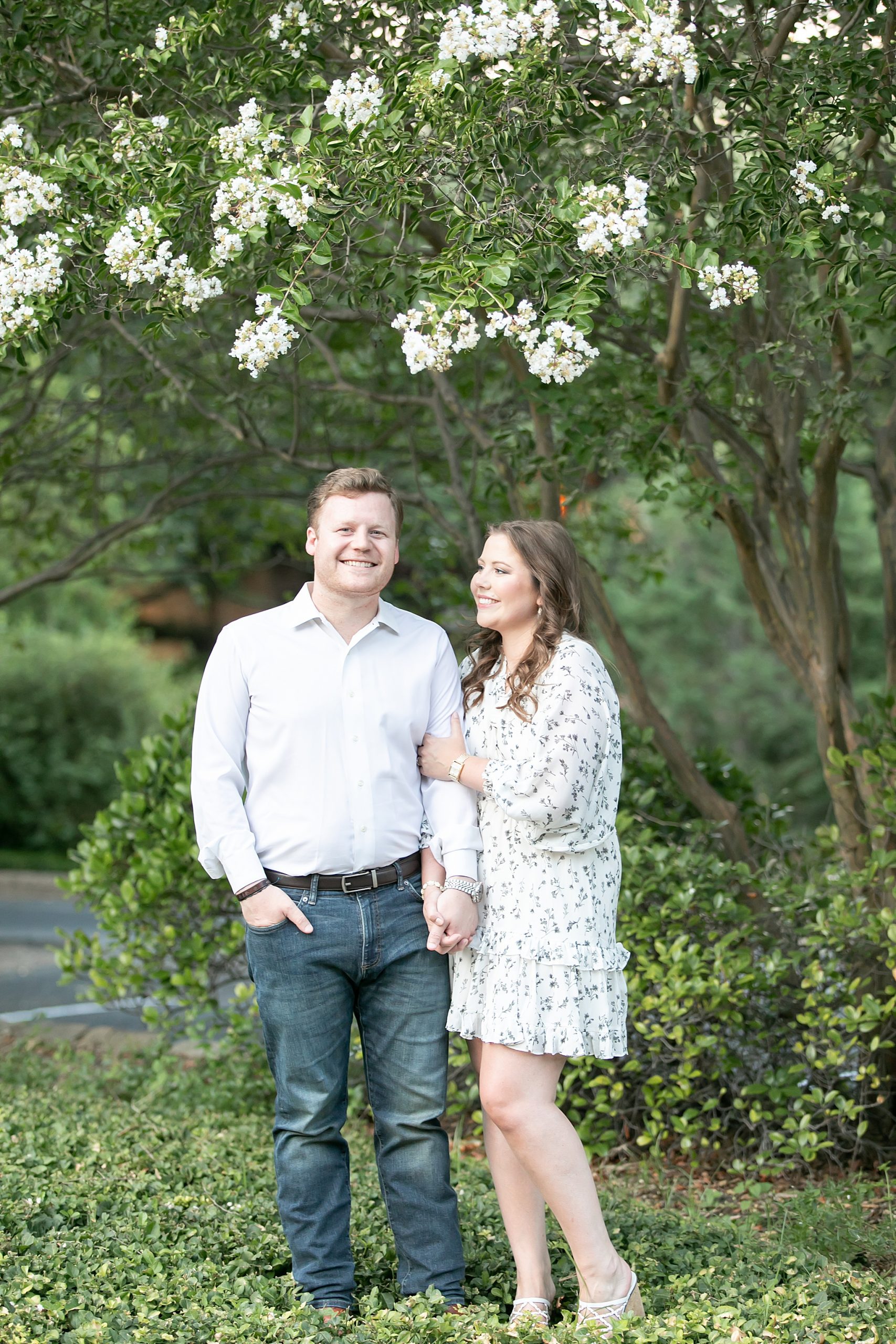 spring Texas engagement session