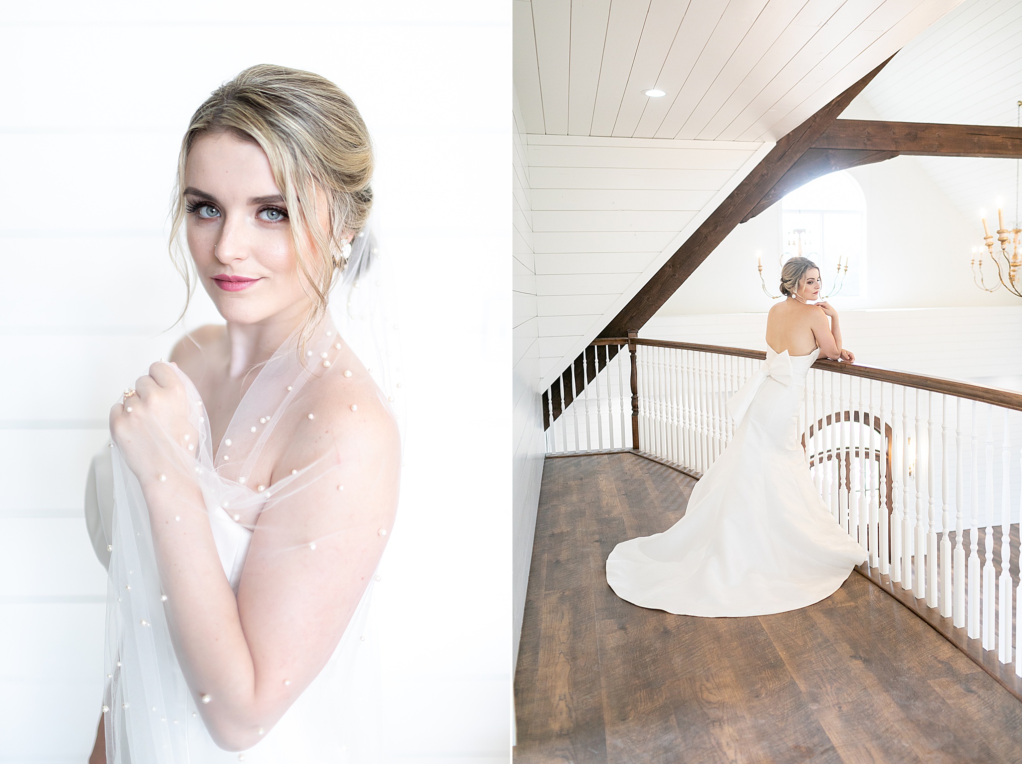 classic bridal portraits at The French Farmhouse
